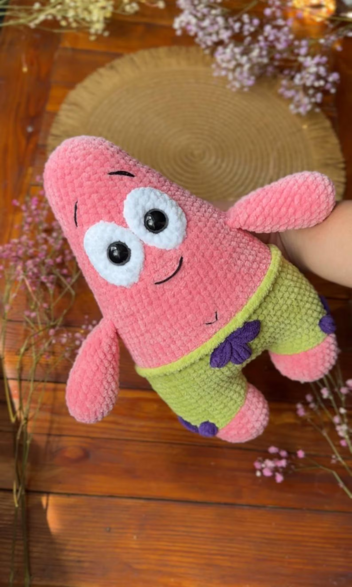 Pink Starfish Crochet Pattern Cute Ocean Amigurumi Toy