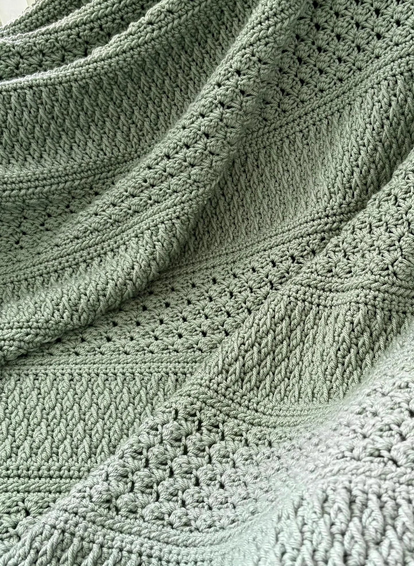 Field and Forest Crochet Throw Pattern, Blanket