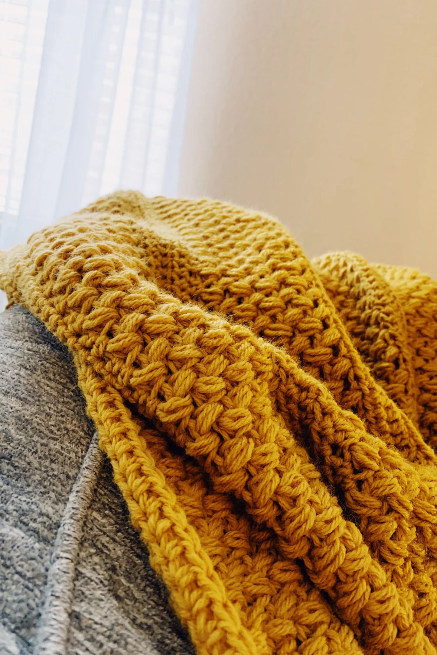 Finley Textured Blanket Crochet Pattern