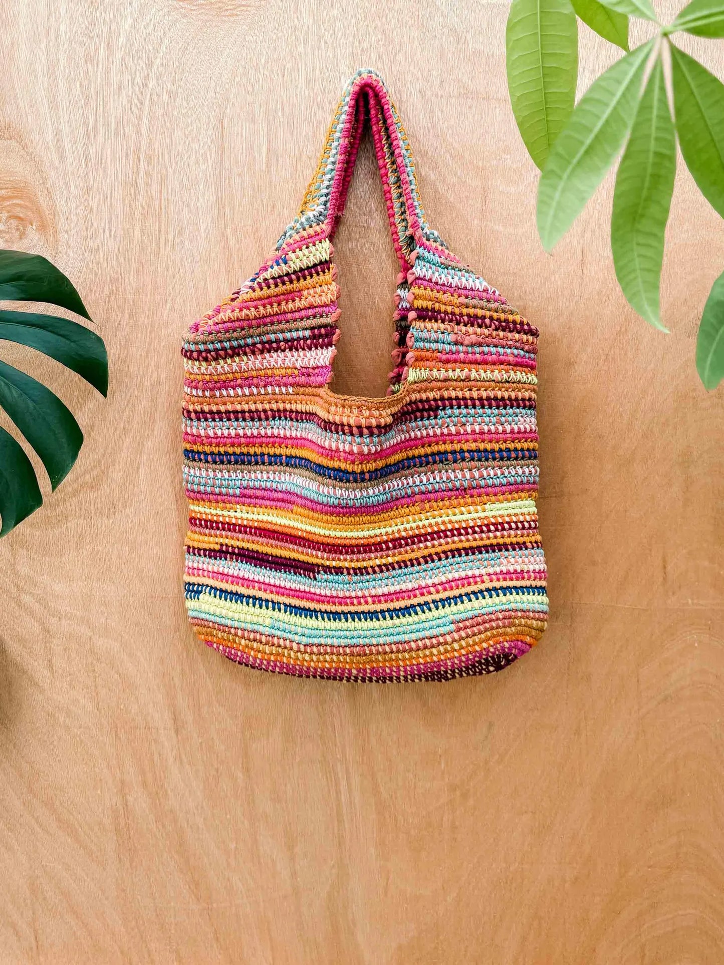Scrappy Crochet Bag Pattern – Zero Waste Tote From T-Shirt Yarn