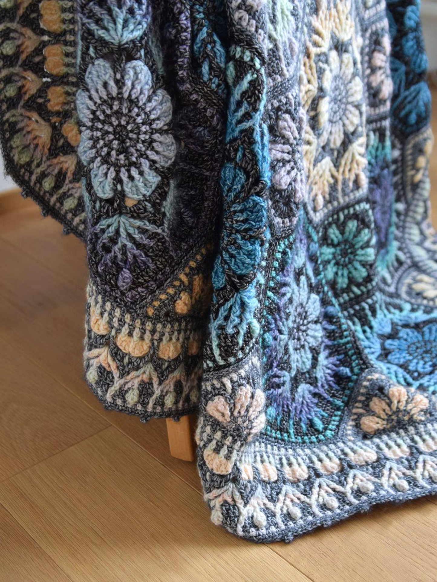 Fae Fleur mosaic blanket crochet Pattern