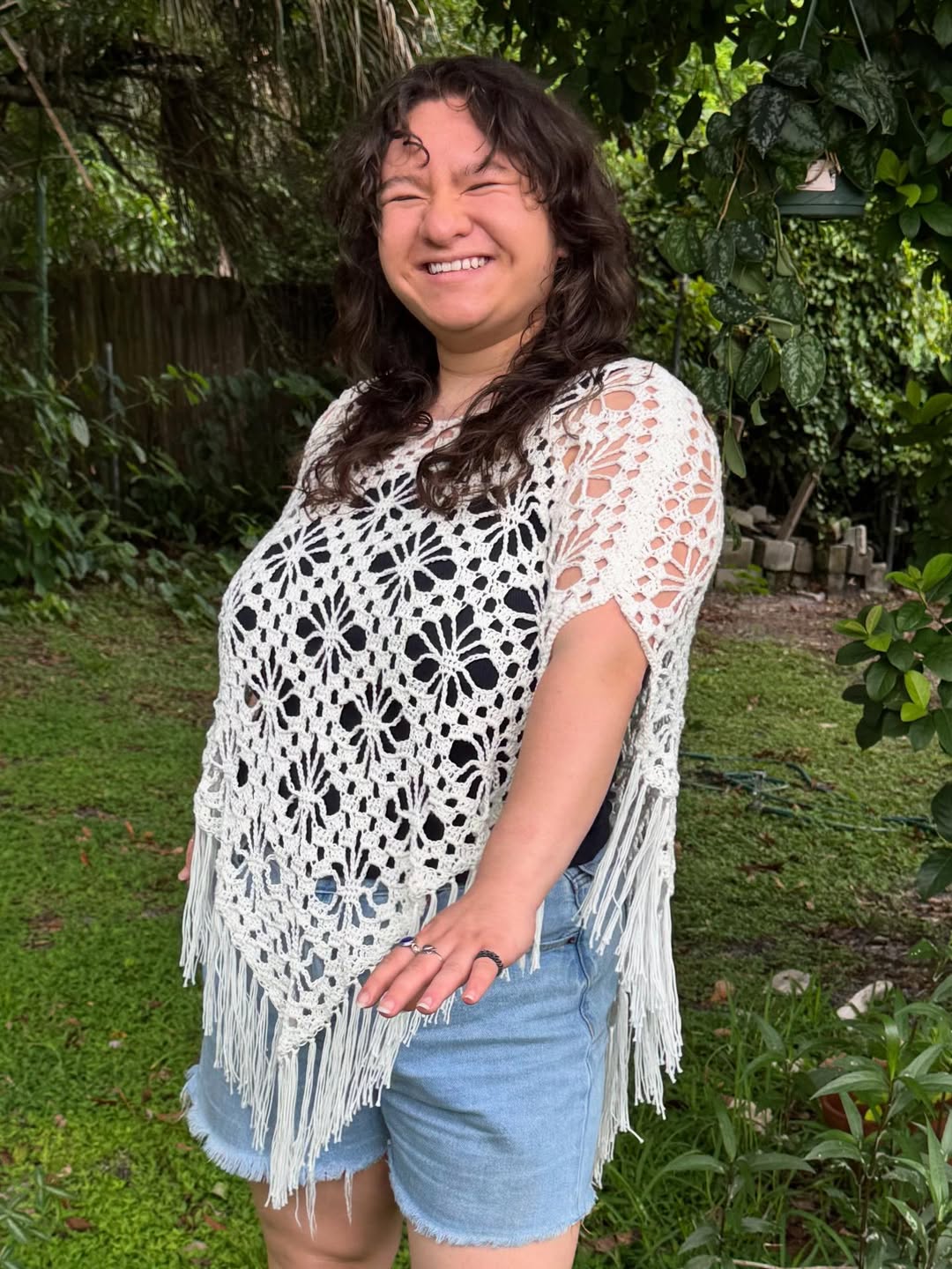 The Kyra Poncho Crochet Pattern