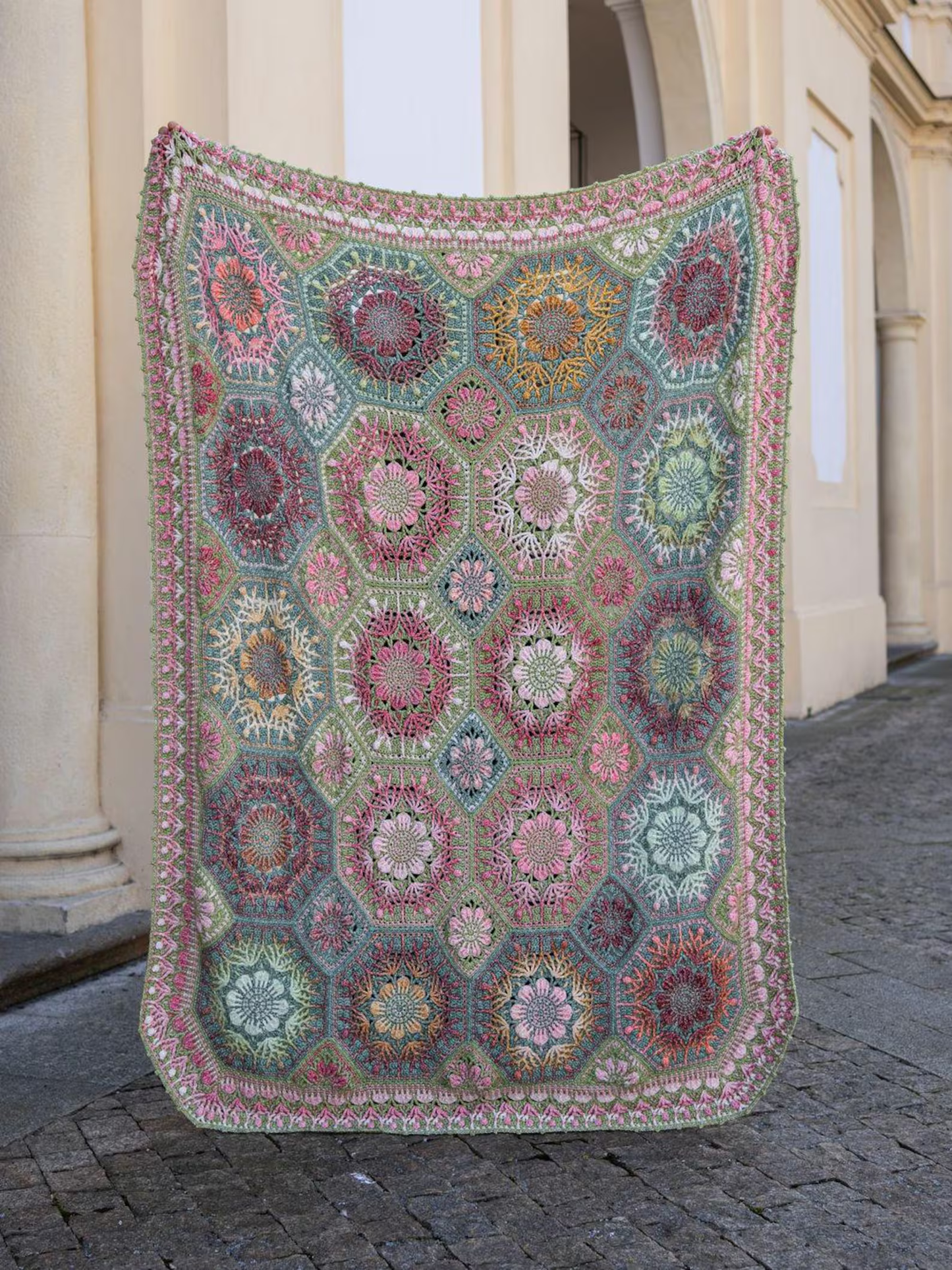 Fae Fleur mosaic blanket crochet Pattern