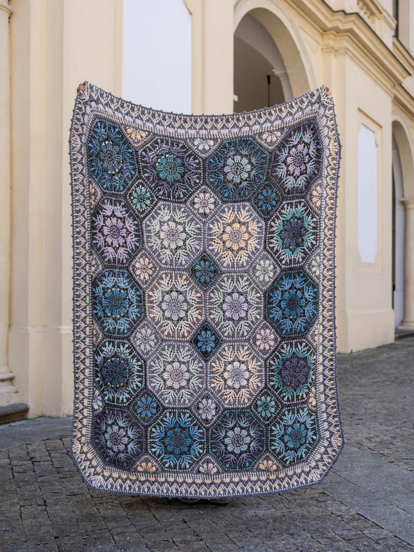Fae Fleur mosaic blanket crochet Pattern