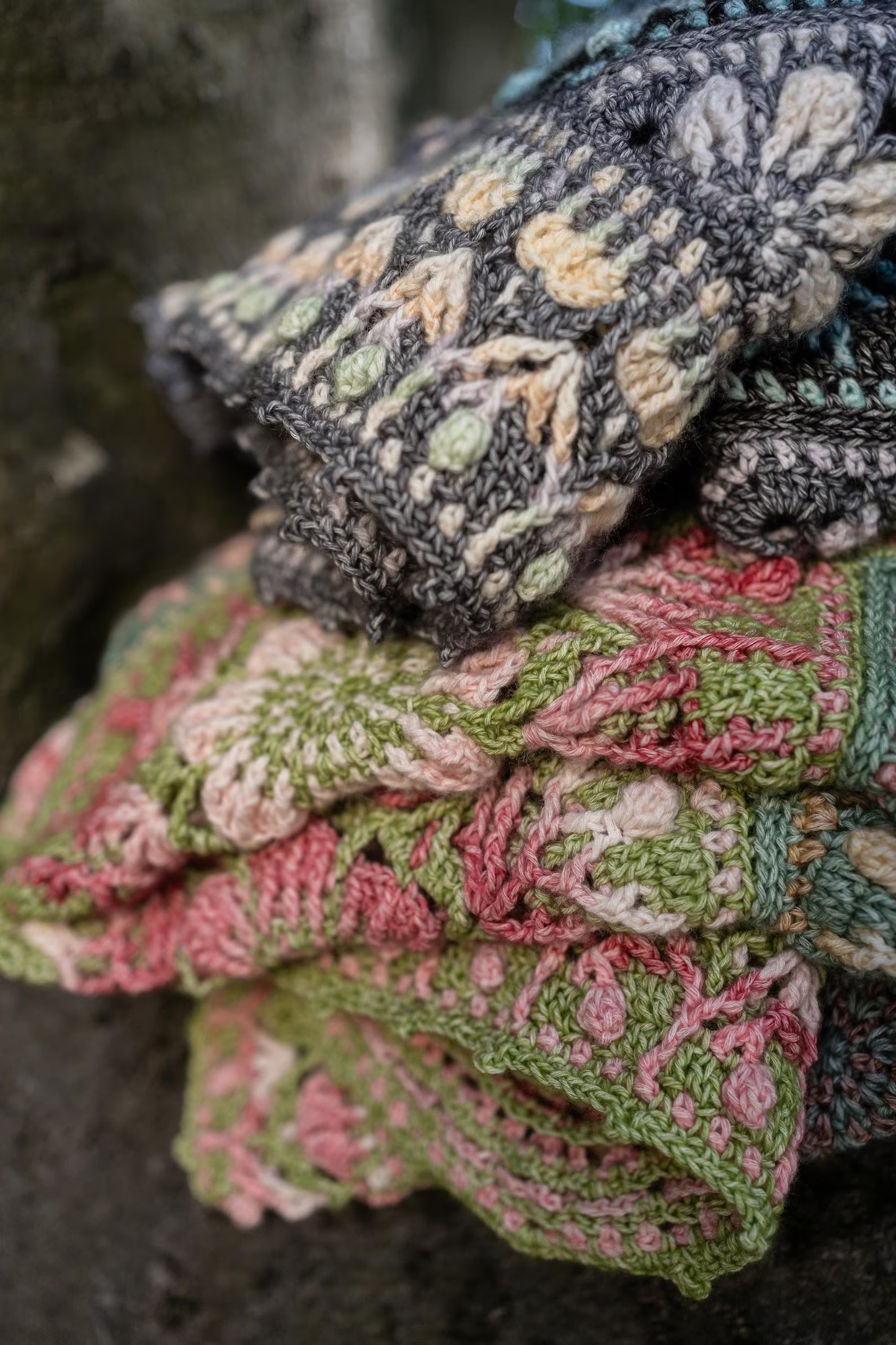 Fae Fleur mosaic blanket crochet Pattern