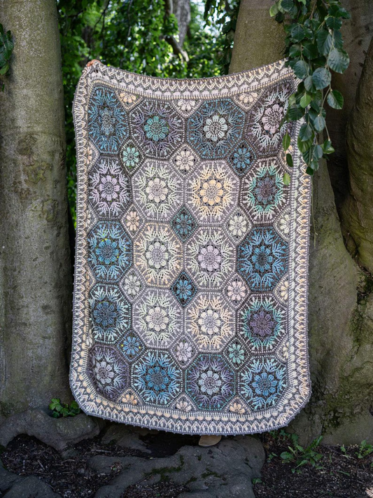 Fae Fleur mosaic blanket crochet Pattern