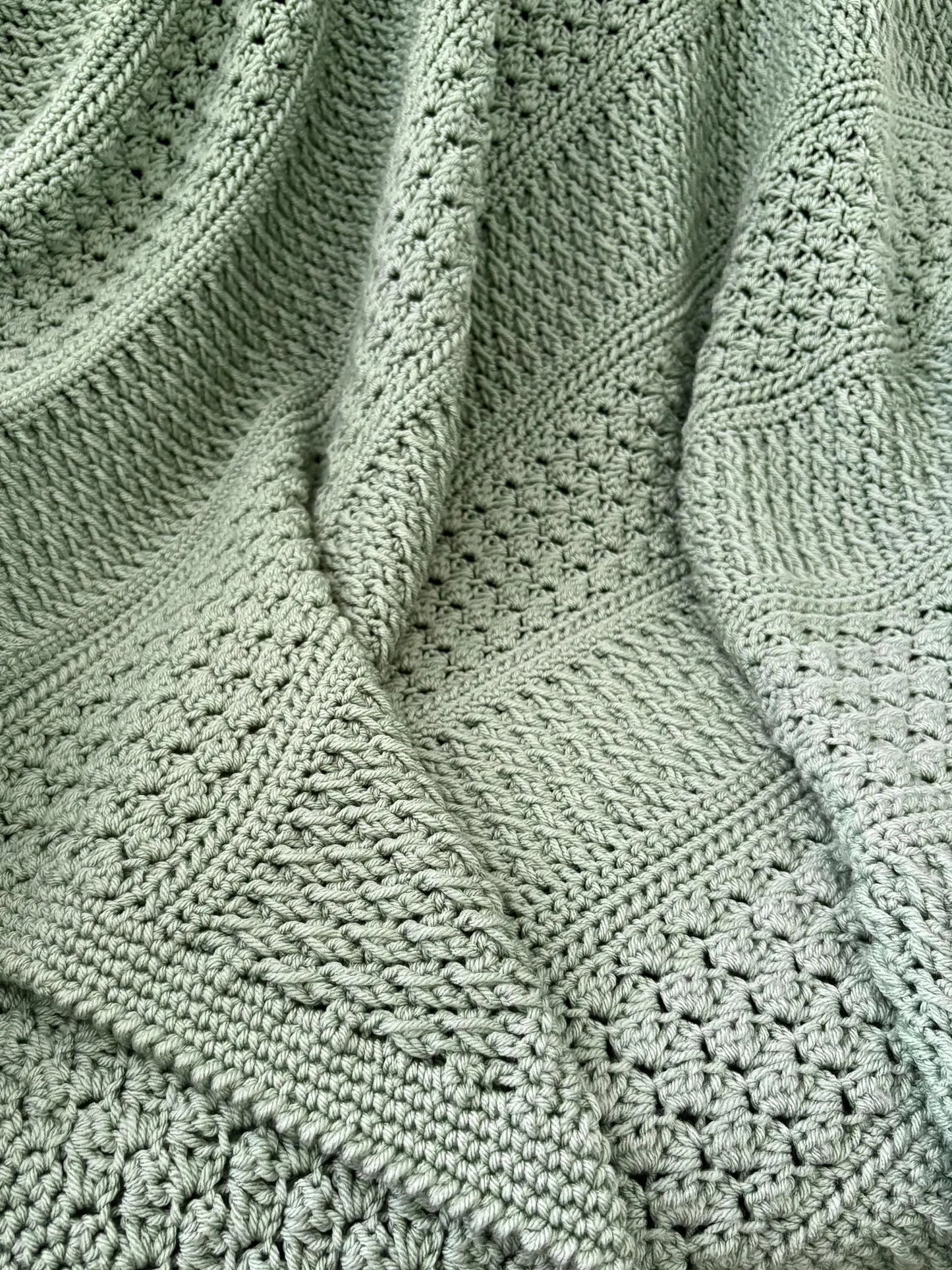 Field and Forest Crochet Throw Pattern, Blanket