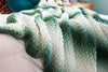 Chunky Evergreen Throw Blanket Crochet Pattern