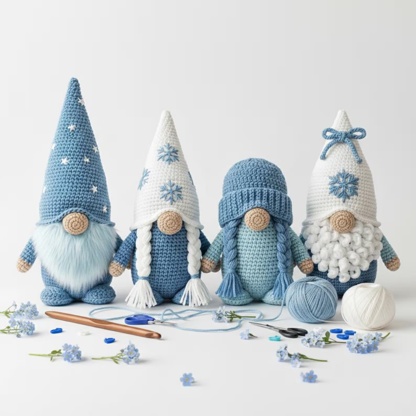 ❄️ Winter Gnome – Cozy Holiday Friend Crochet Pattern