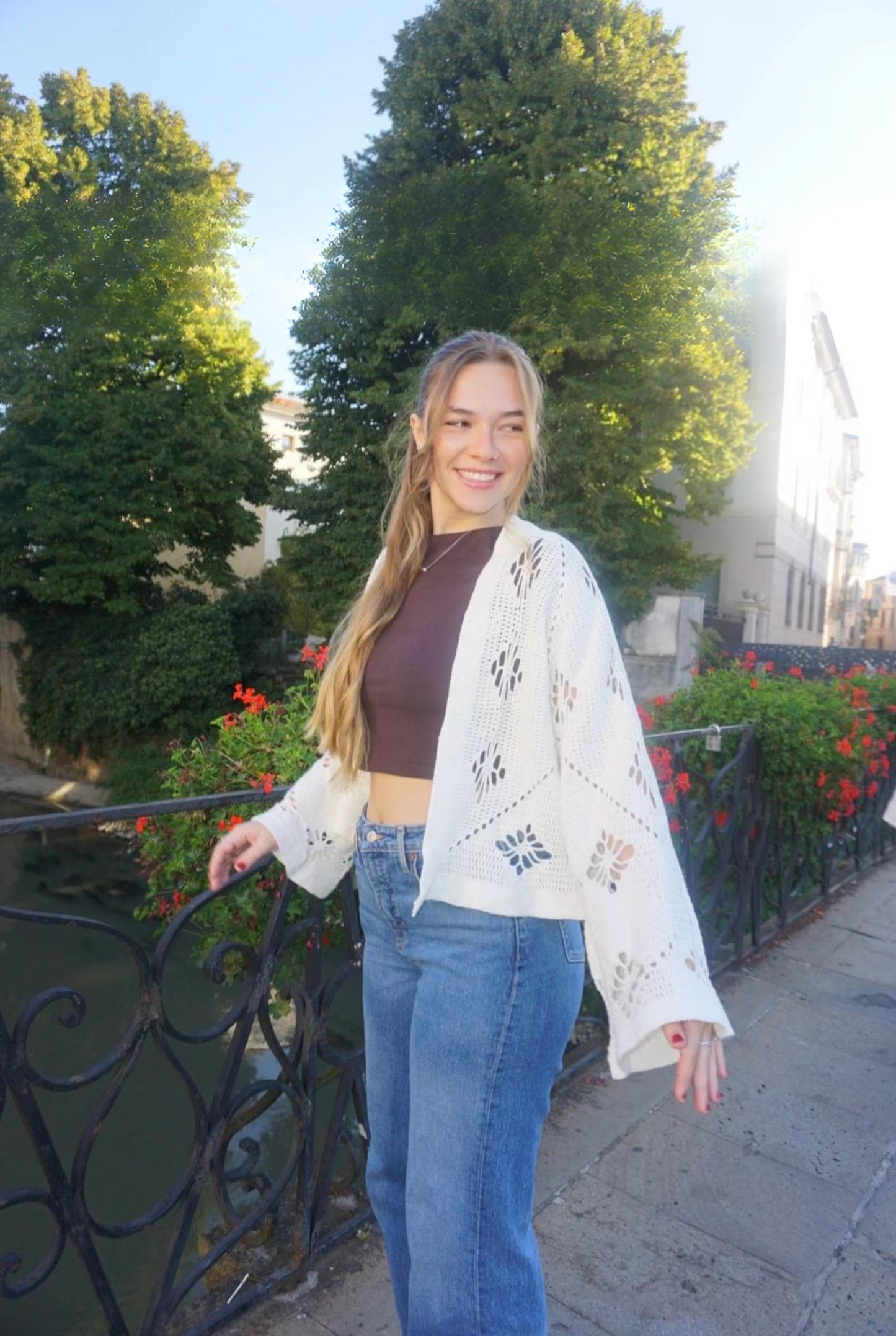 Kristee Cardigan Crochet Pattern: Easy Hexagon Sweater