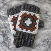 Granny Square Fingerless Mitts Crochet Pattern