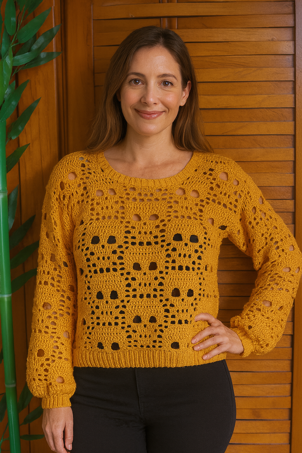 Skulls and Cones Halloween Sweater – Crochet Pattern