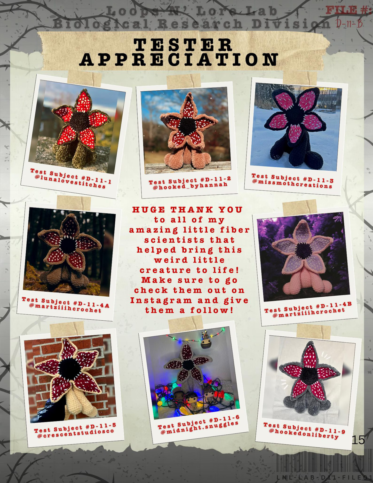 Low-Sew Demo-Blossom Crochet Pattern