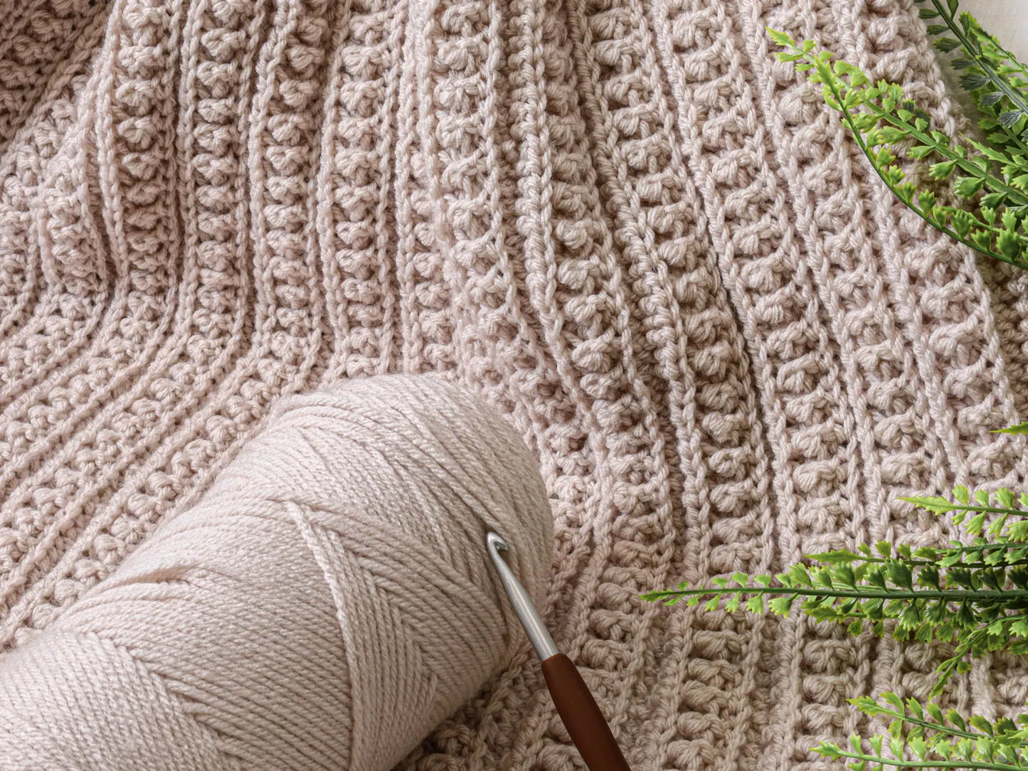 ATHENA Double Sides Blanket crochet pattern – 16 Sizes Lovey to King
