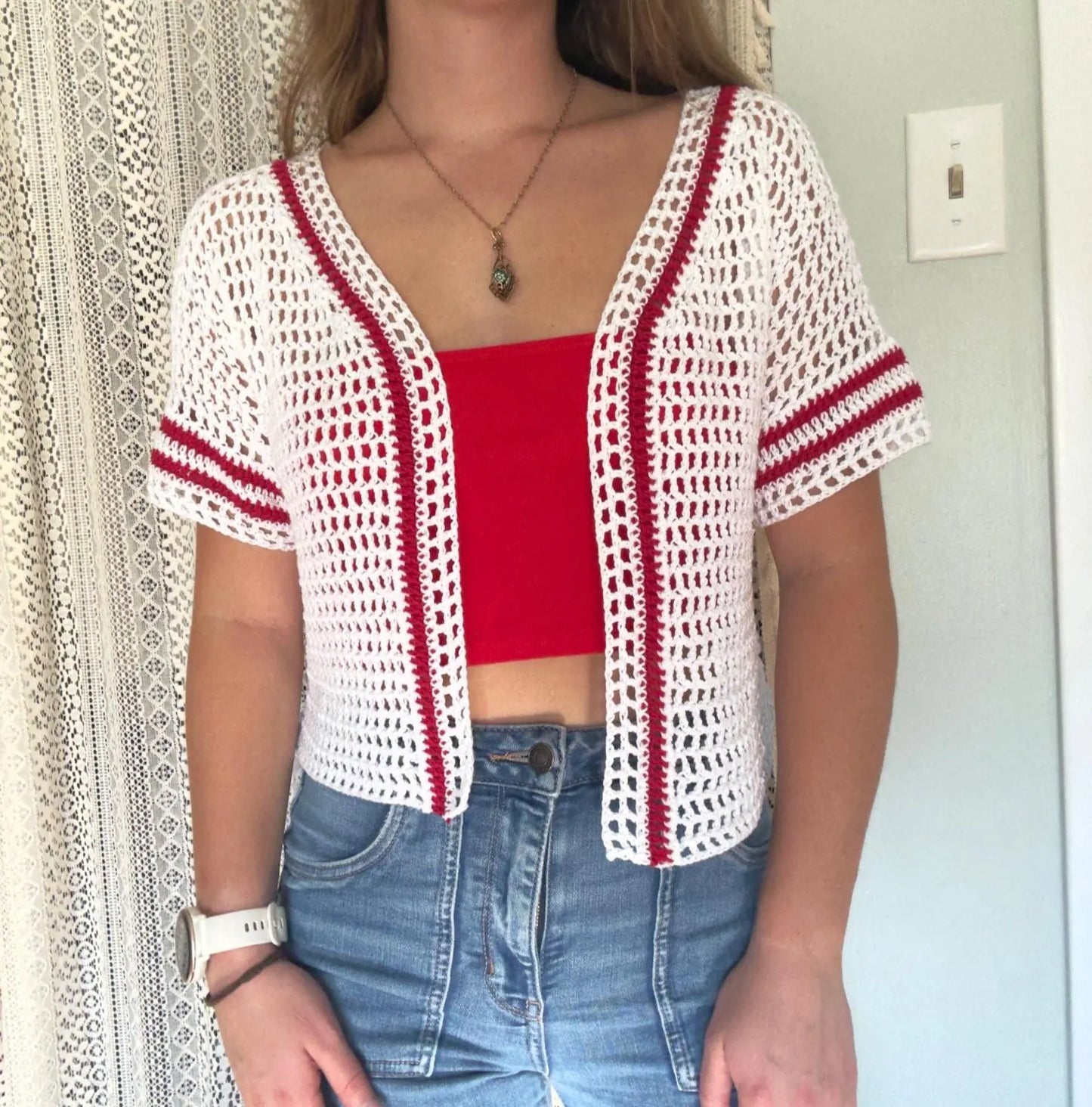 Batter Up Top - Crochet Sports Top/Cardigan Pattern