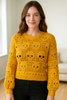Skulls and Cones Halloween Sweater – Crochet Pattern