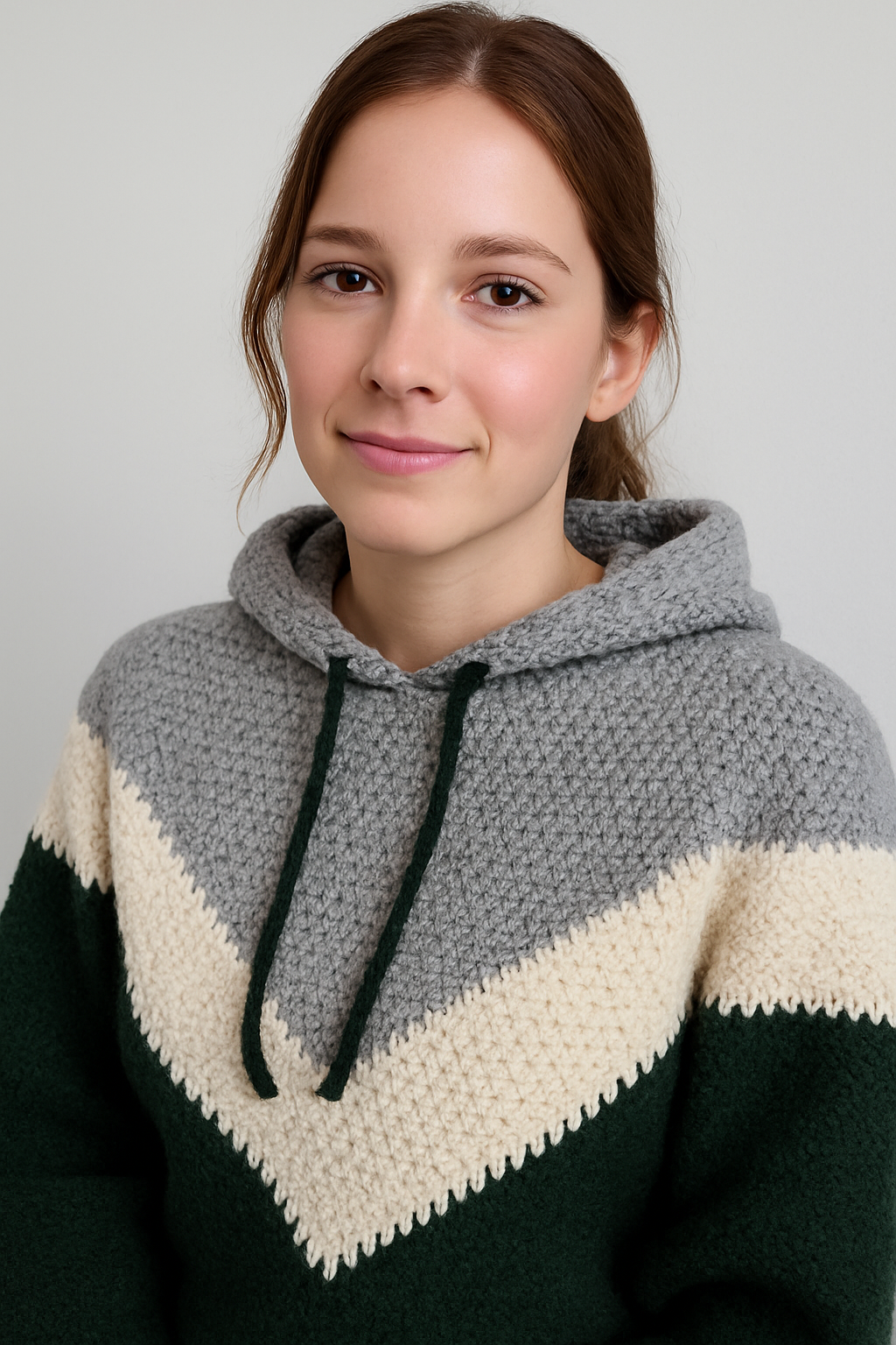 Crochet Hoodie Pattern | Optional Hood & Pocket | Sizes XS–3X