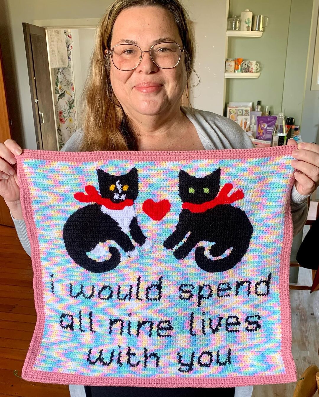 Nine Lives Crochet Tapestry Pattern