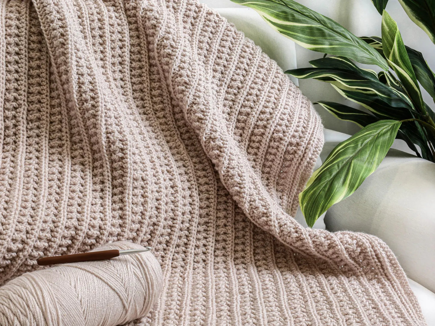 ATHENA Double Sides Blanket crochet pattern – 16 Sizes Lovey to King