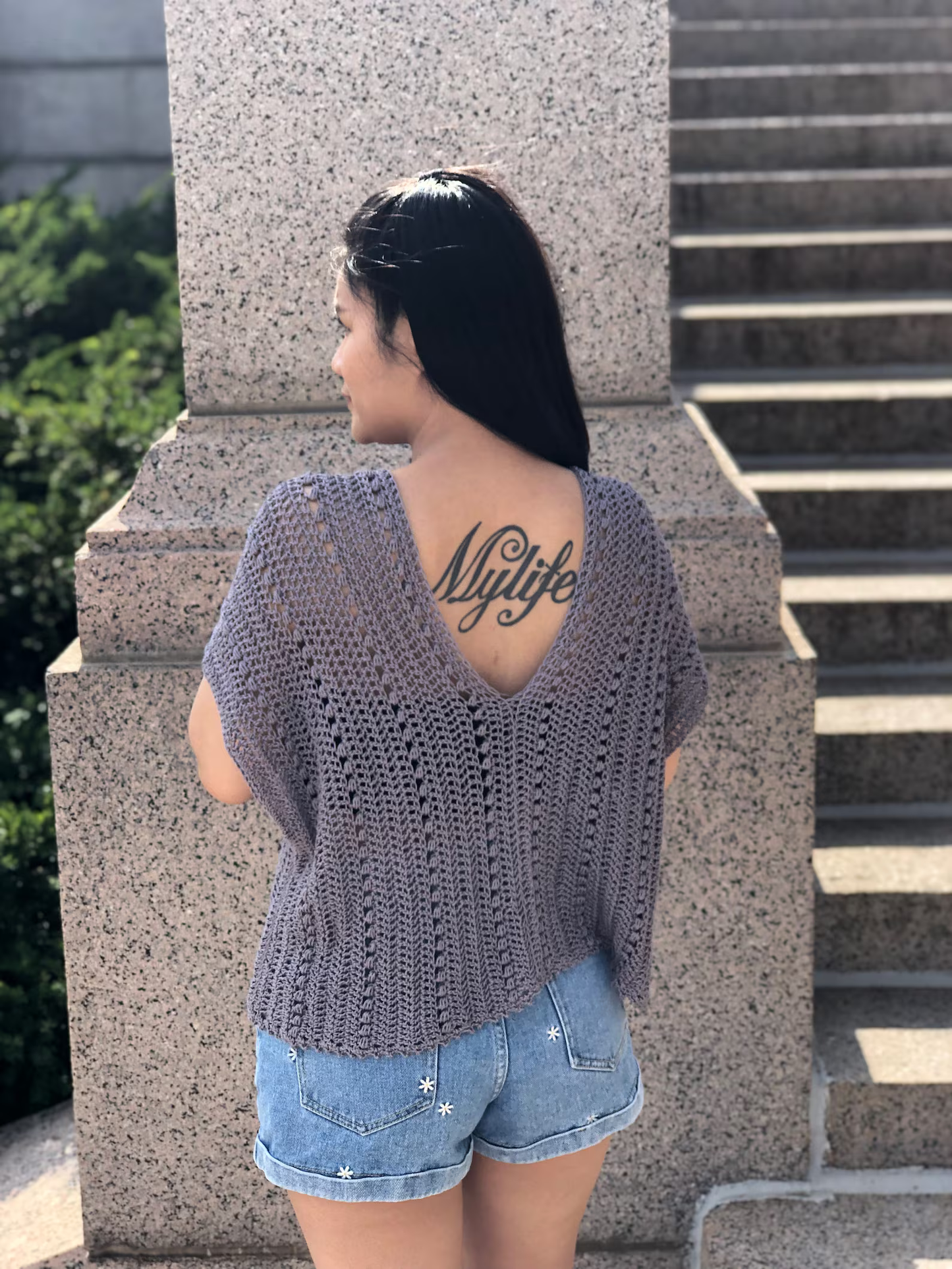 Summer Top Women's Blouse, Crochet Pattern