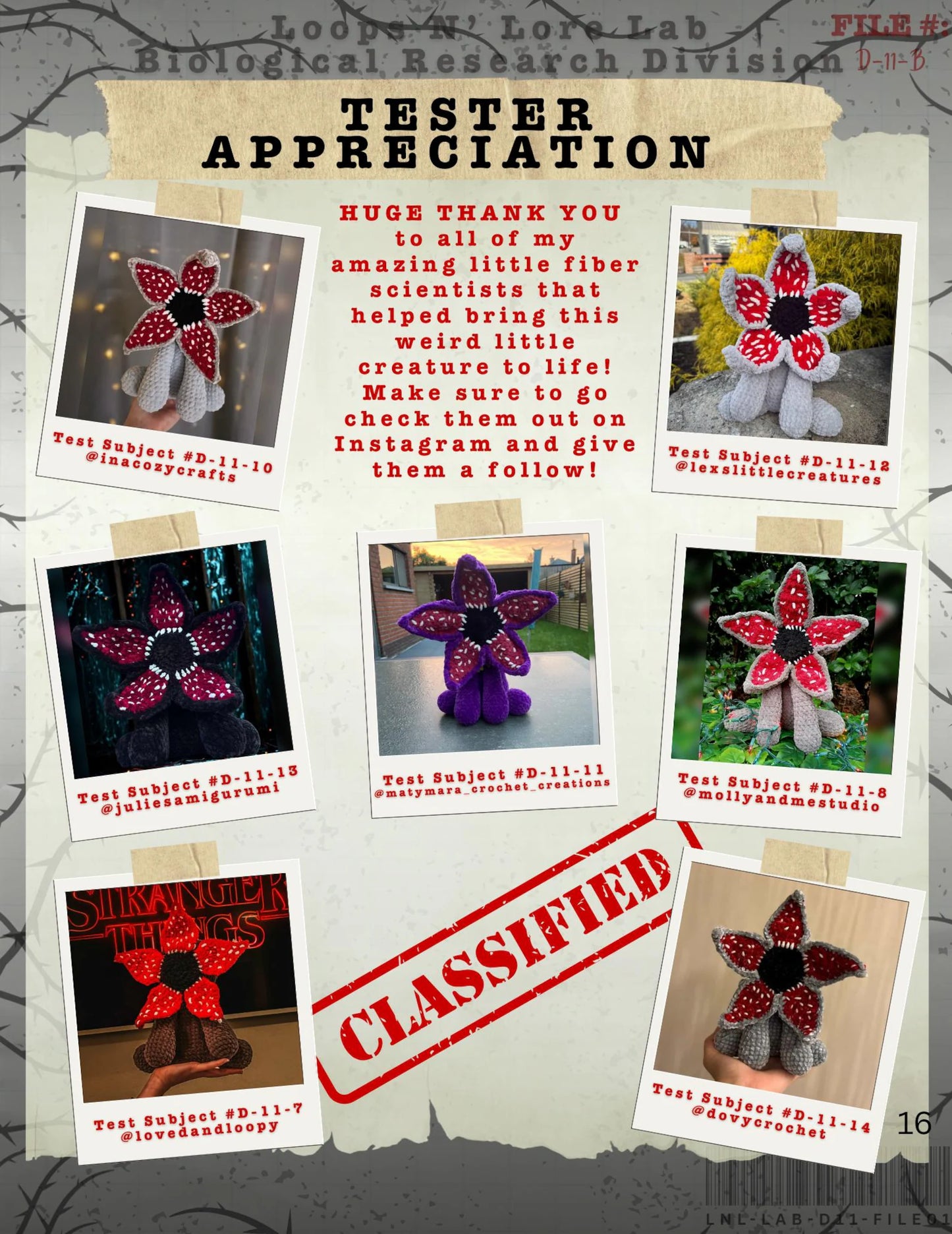 Low-Sew Demo-Blossom Crochet Pattern