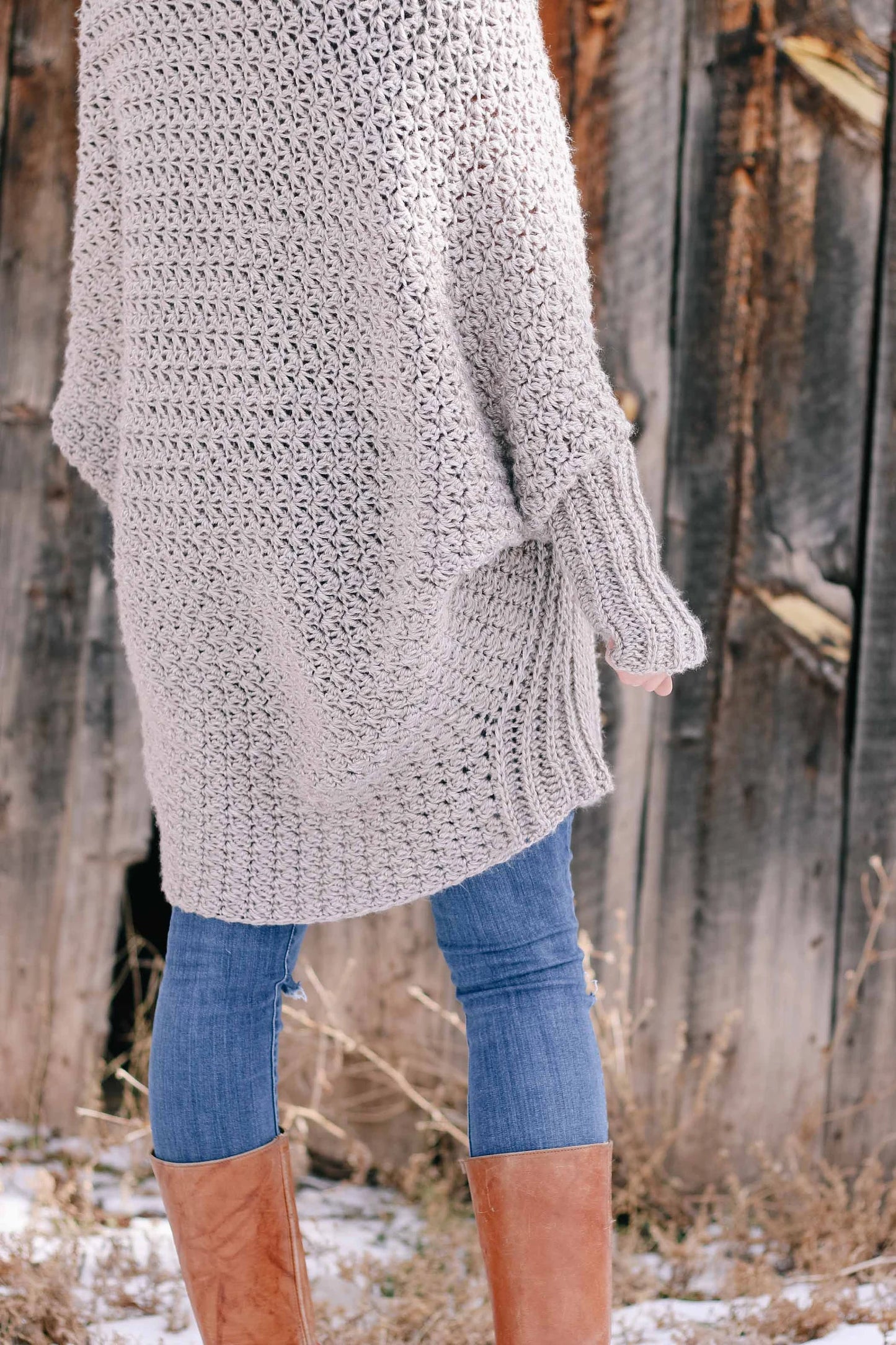 Beginner Oversized Sweater Crochet Pattern