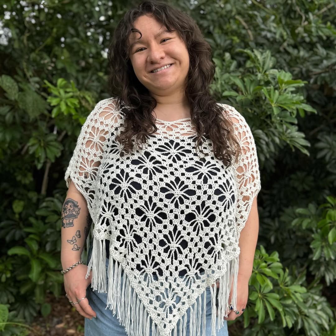 The Kyra Poncho Crochet Pattern