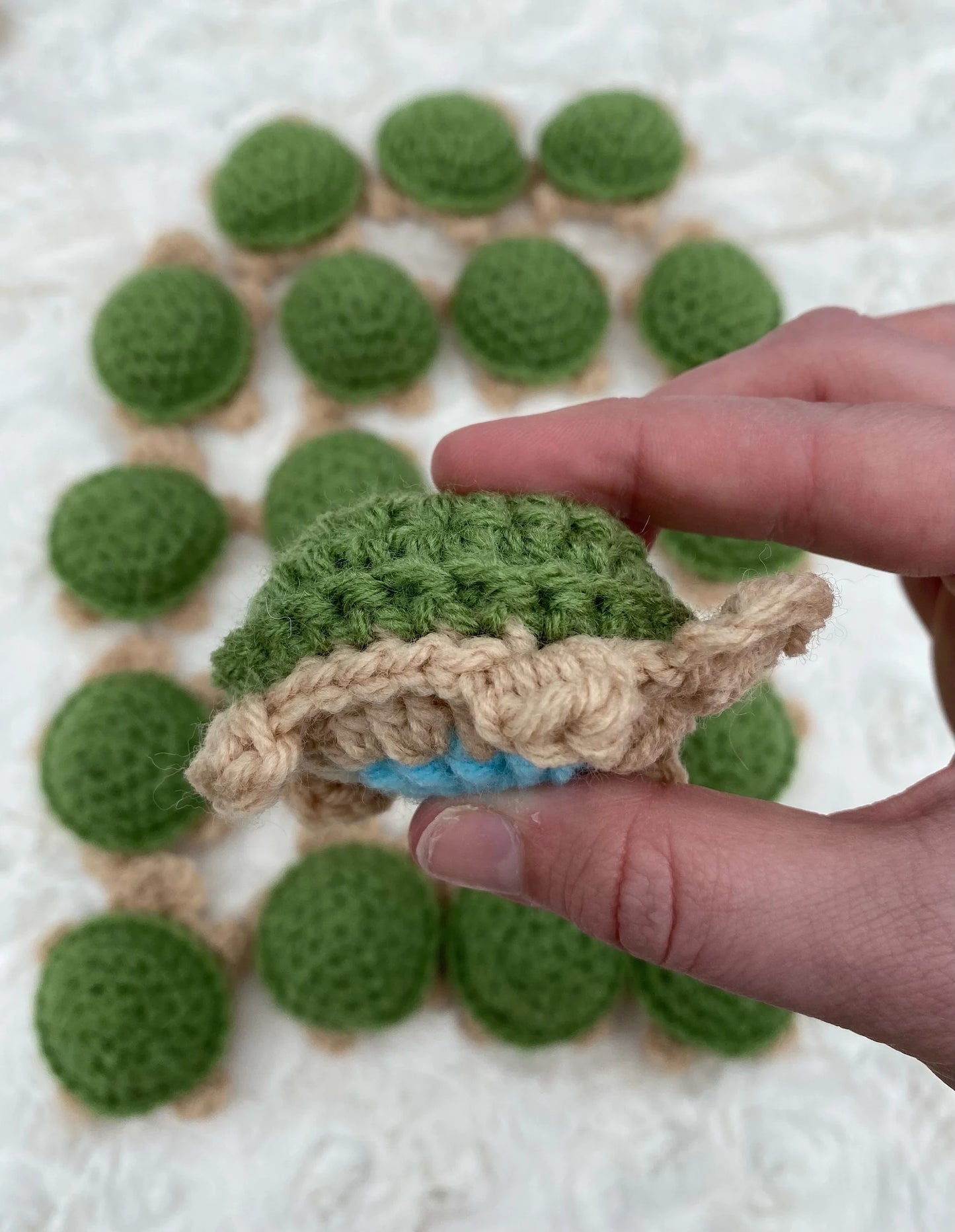 Turtle memory game Crochet Pattern