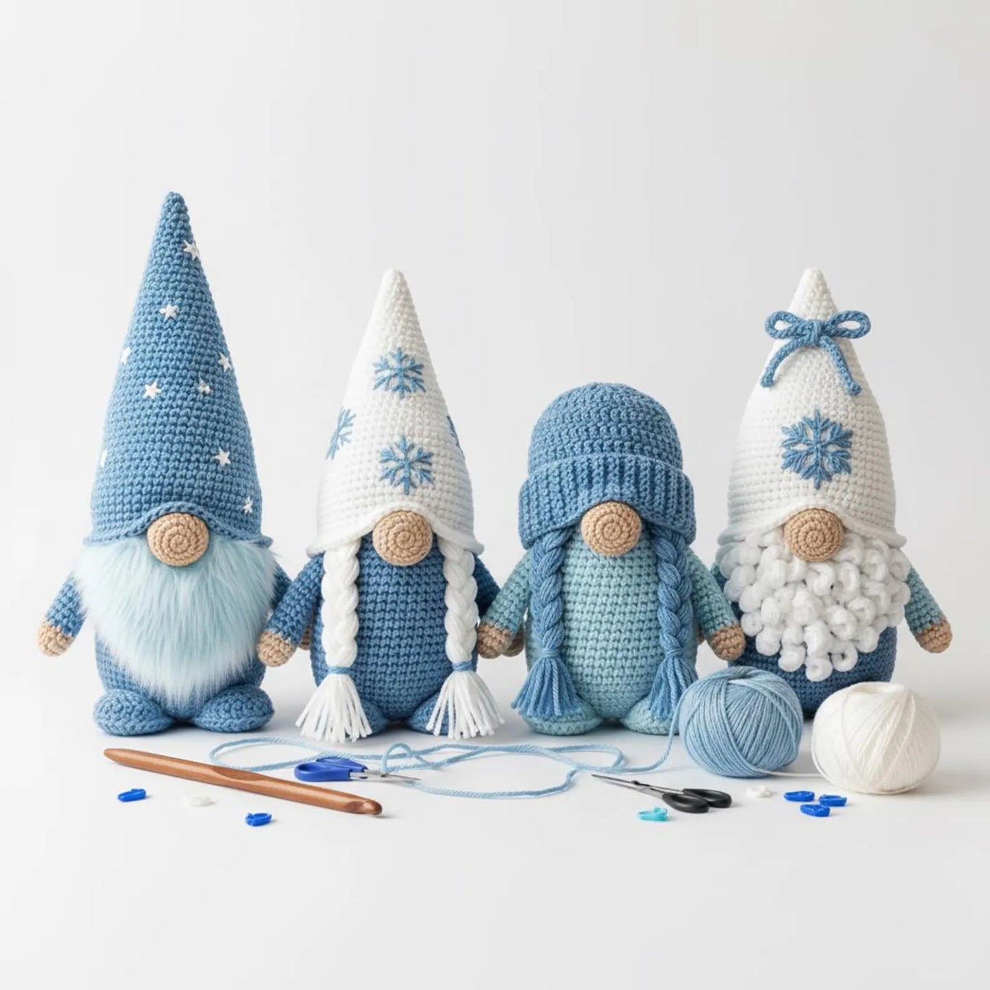 ❄️ Winter Gnome – Cozy Holiday Friend Crochet Pattern