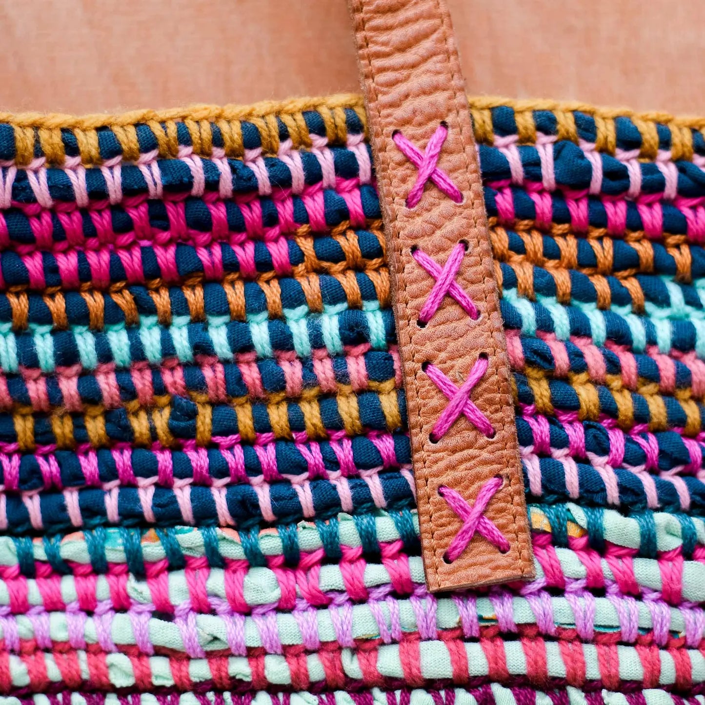 Scrappy Crochet Bag Pattern – Zero Waste Tote From T-Shirt Yarn