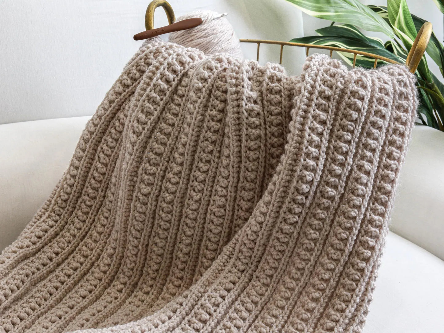 ATHENA Double Sides Blanket crochet pattern – 16 Sizes Lovey to King