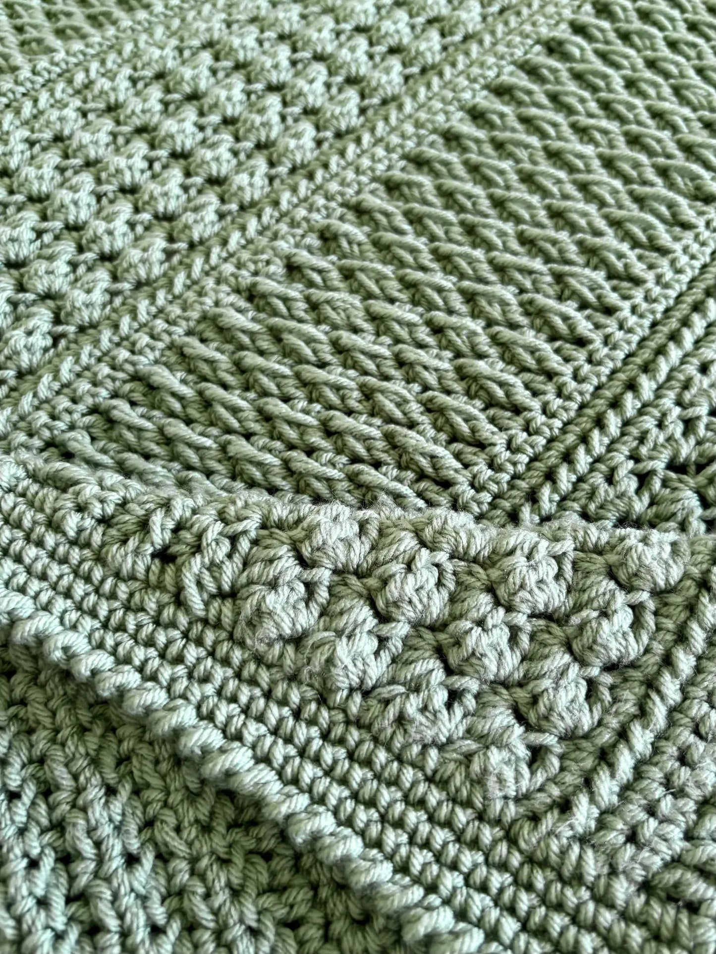 Field and Forest Crochet Throw Pattern, Blanket