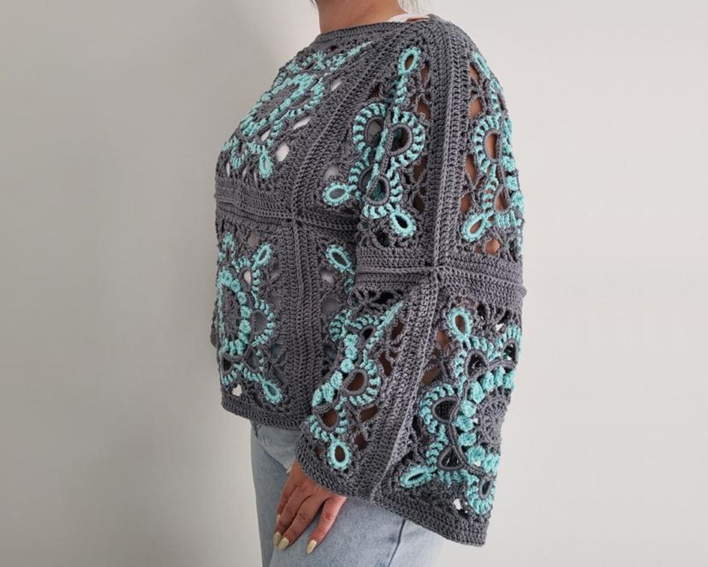 Turkish Granny Square Summer Top PDF Guide
