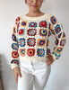 Sweater granny squares Crochet pattern