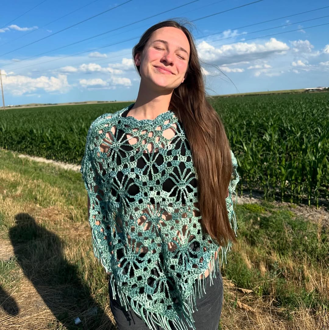 The Kyra Poncho Crochet Pattern