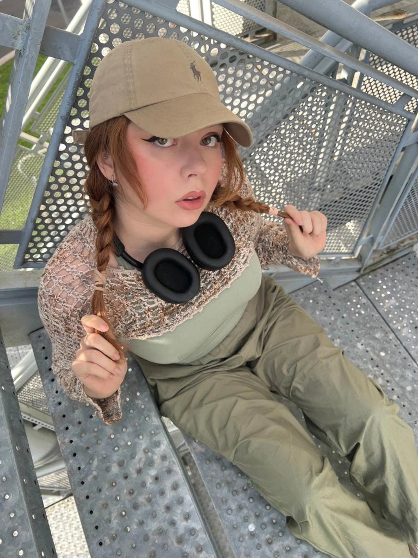 Classic Mesh Sweater - Crochet Pattern