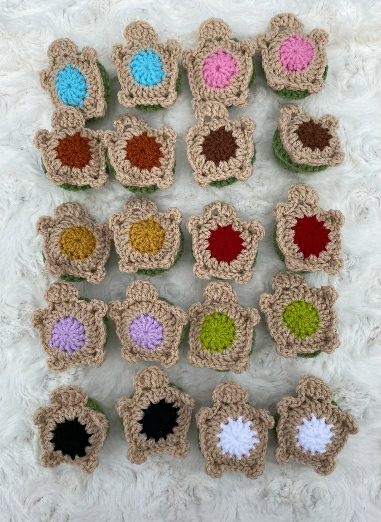 Turtle memory game Crochet Pattern