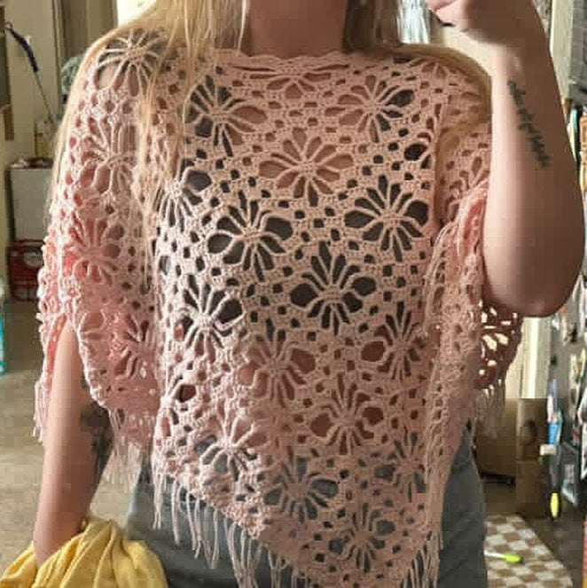 The Kyra Poncho Crochet Pattern