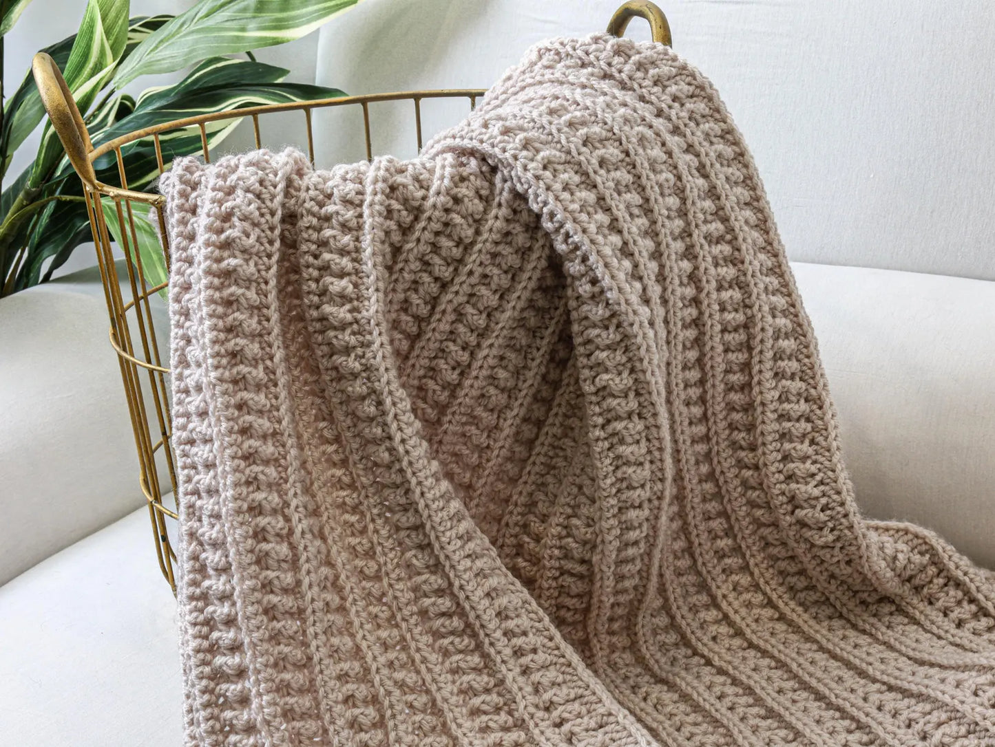 ATHENA Double Sides Blanket crochet pattern – 16 Sizes Lovey to King