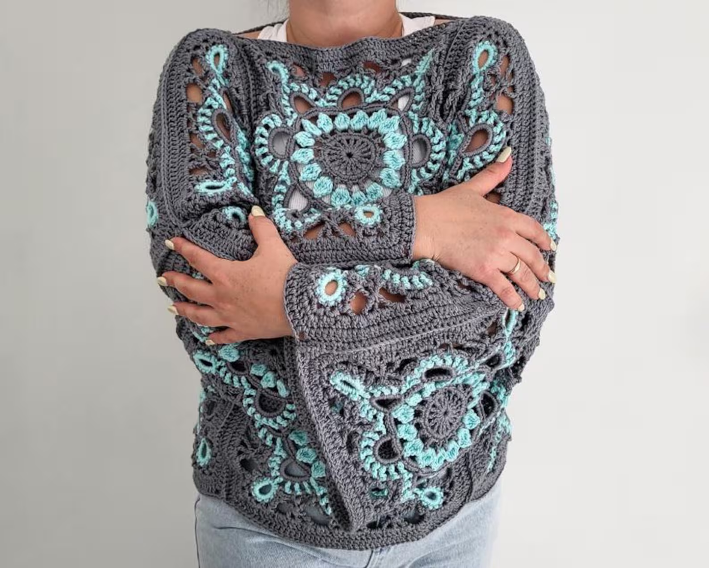 Turkish Granny Square Summer Top PDF Guide