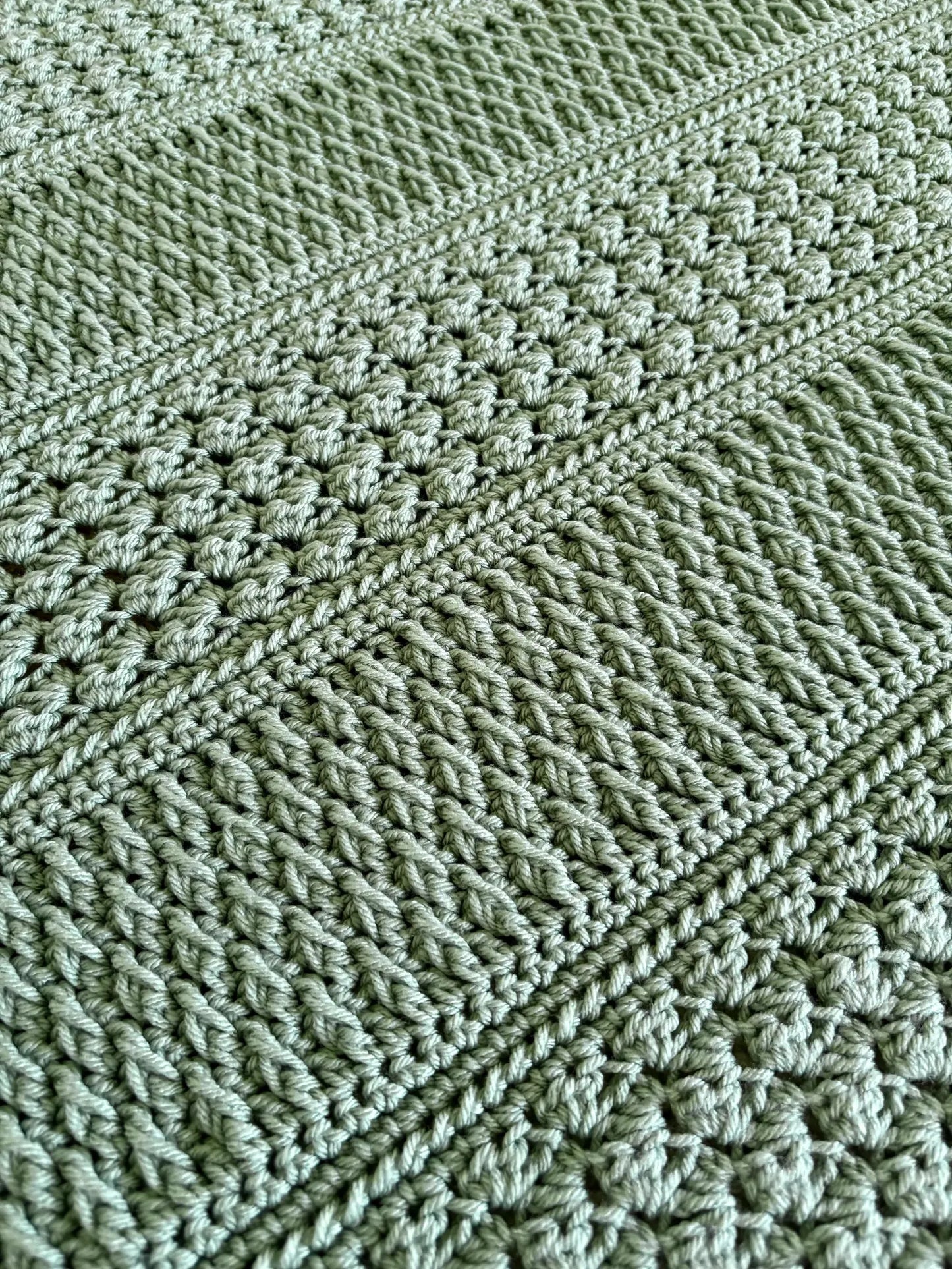 Field and Forest Crochet Throw Pattern, Blanket