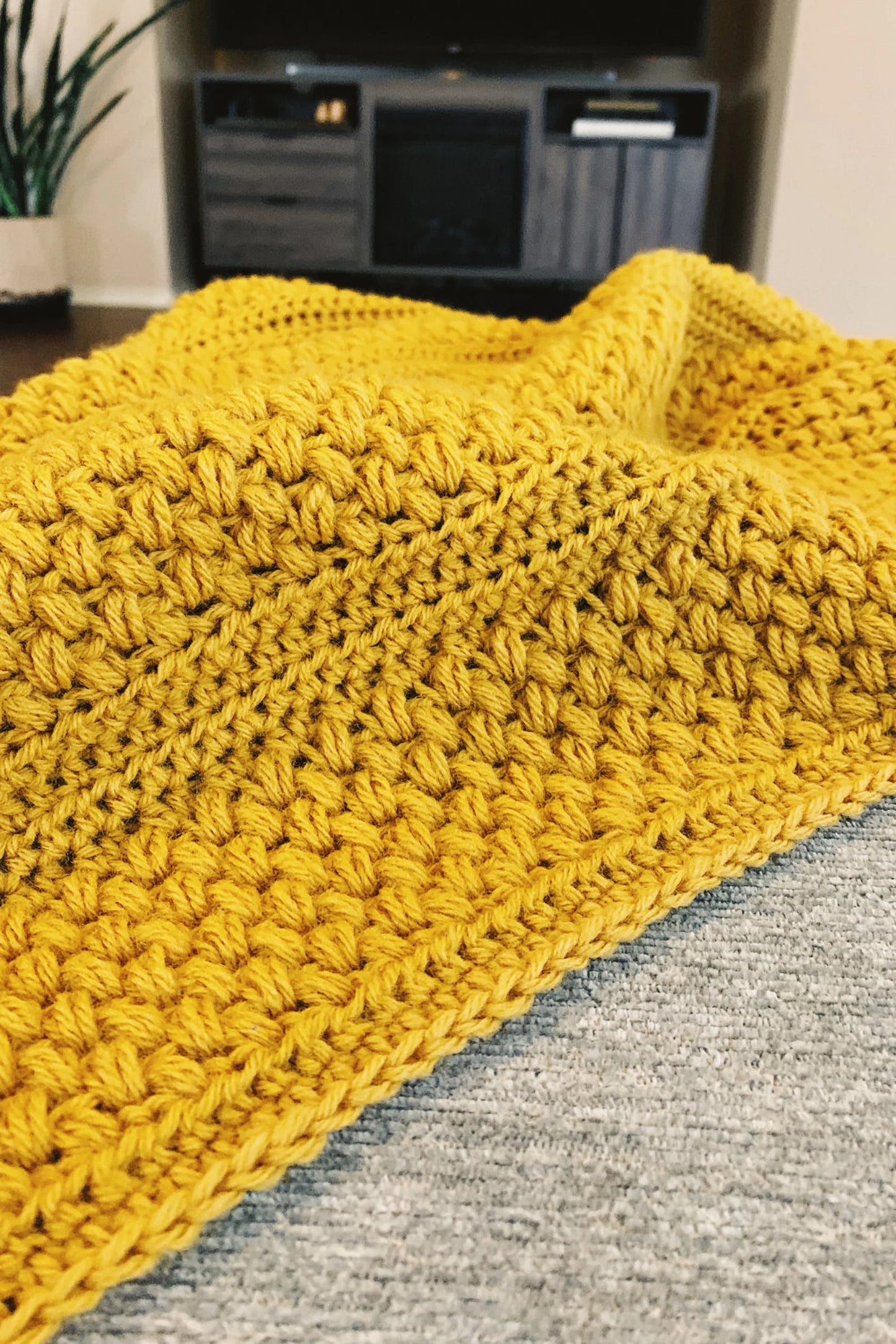 Finley Textured Blanket Crochet Pattern