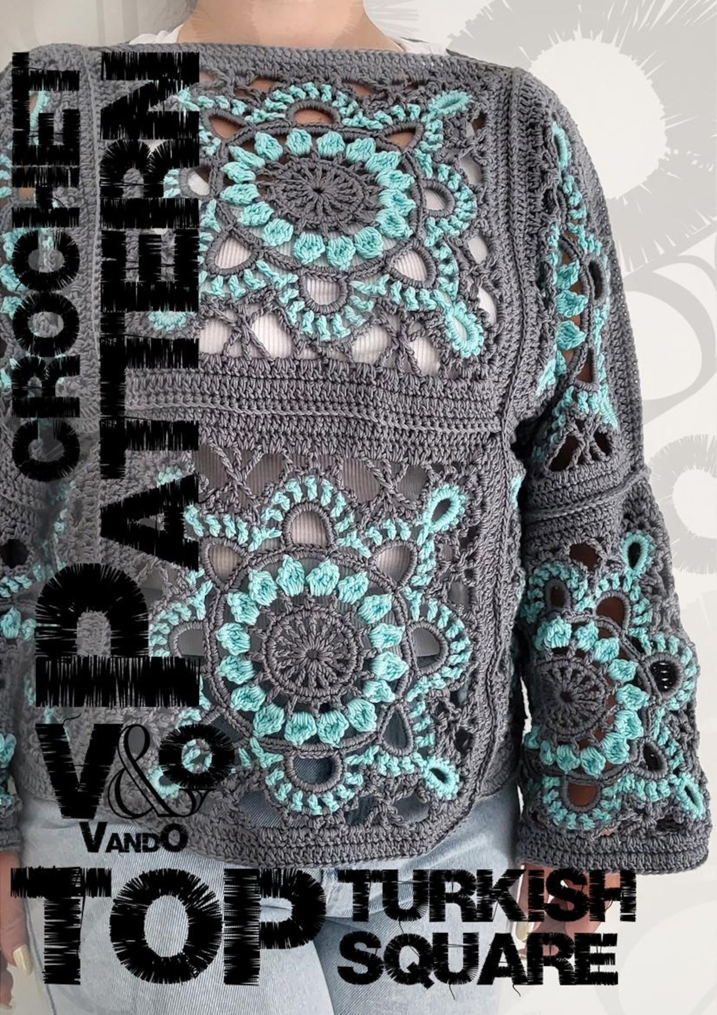Turkish Granny Square Summer Top PDF Guide