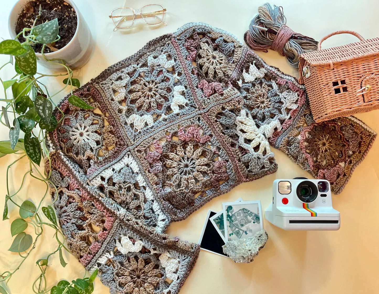 Blossom Breeze Cropped Sweater Crochet Pattern