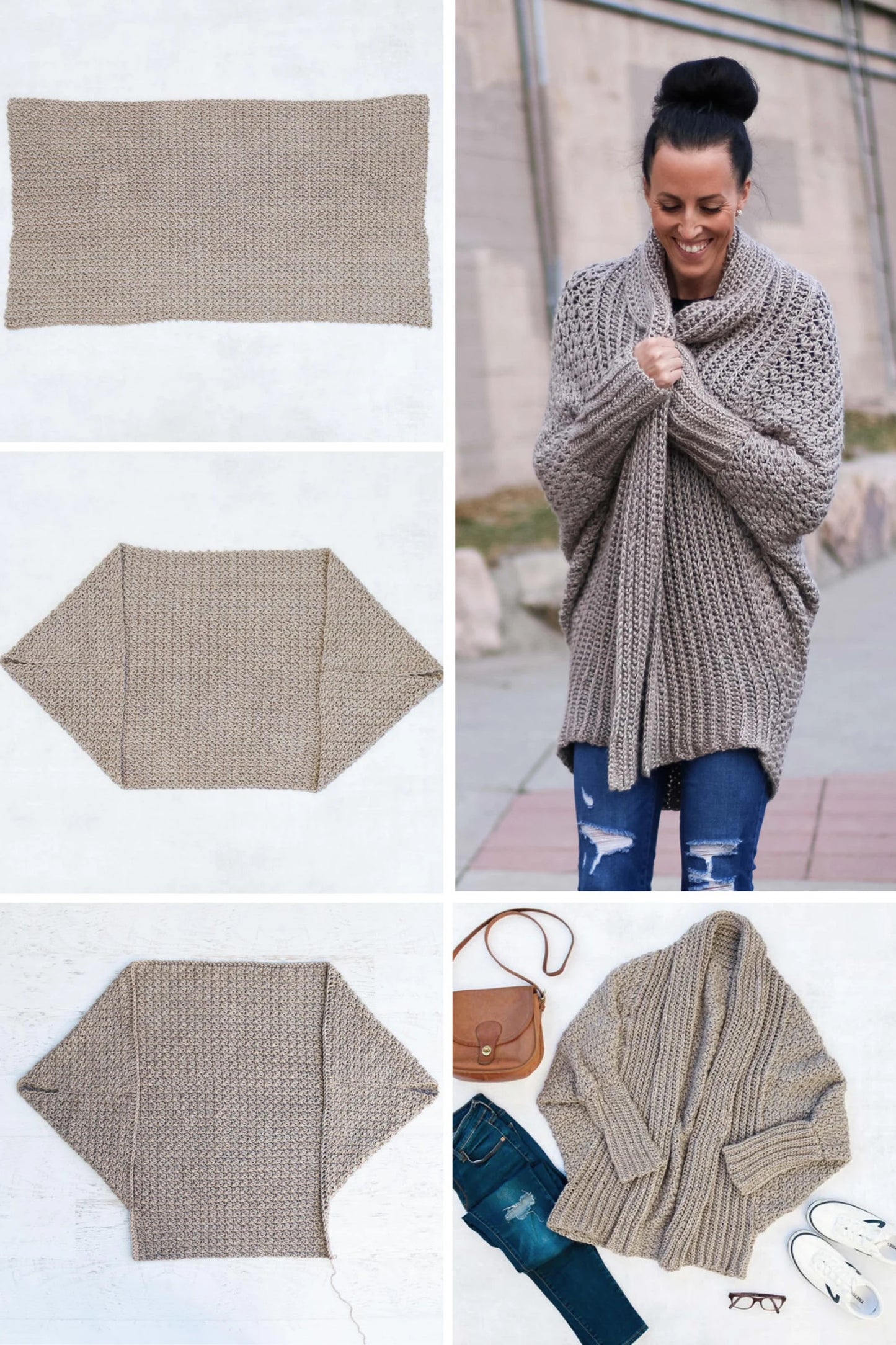 Beginner Oversized Sweater Crochet Pattern