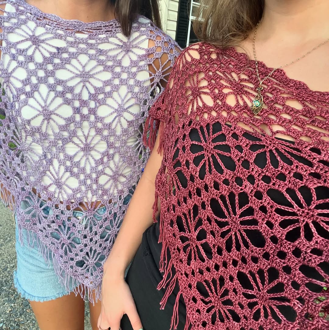 The Kyra Poncho Crochet Pattern