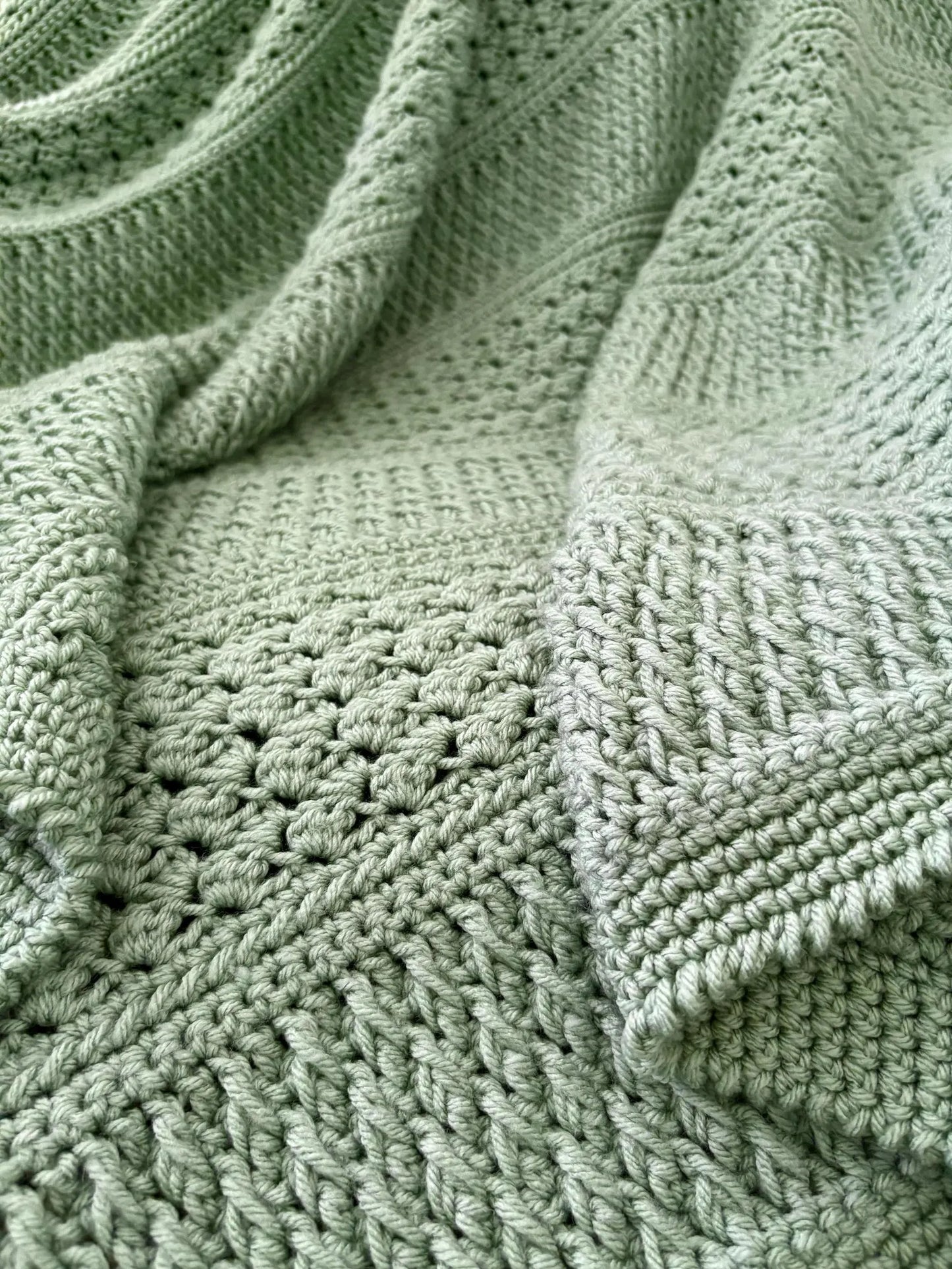 Field and Forest Crochet Throw Pattern, Blanket