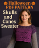 Skulls and Cones Halloween Sweater – Crochet Pattern